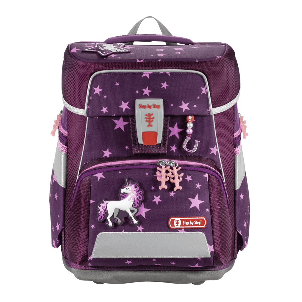 Školní aktovka Step by Step SPACE pro prvňáčky - 5-dílný set, Unicorn Nuala, certifikát AGR - Obrázek 2