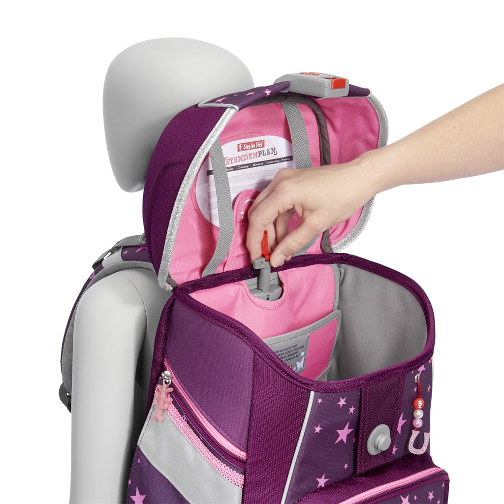 Školní aktovka Step by Step SPACE pro prvňáčky - 5-dílný set, Unicorn Nuala, certifikát AGR - Obrázek 10