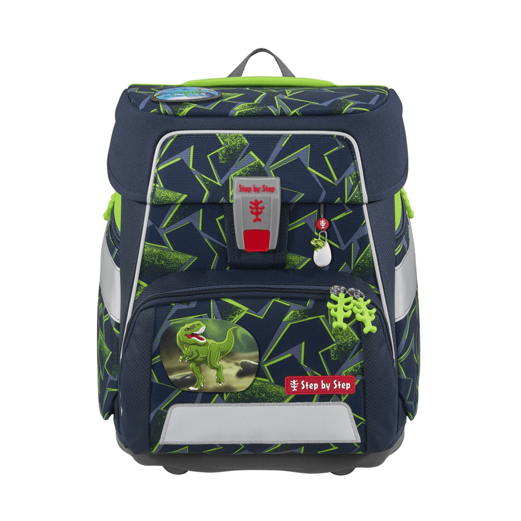 Školní aktovka pro prvňáčky Step by Step SPACE - 5dílný set, Wild T-Rex Taro, certifikát AGR - Obrázek 2