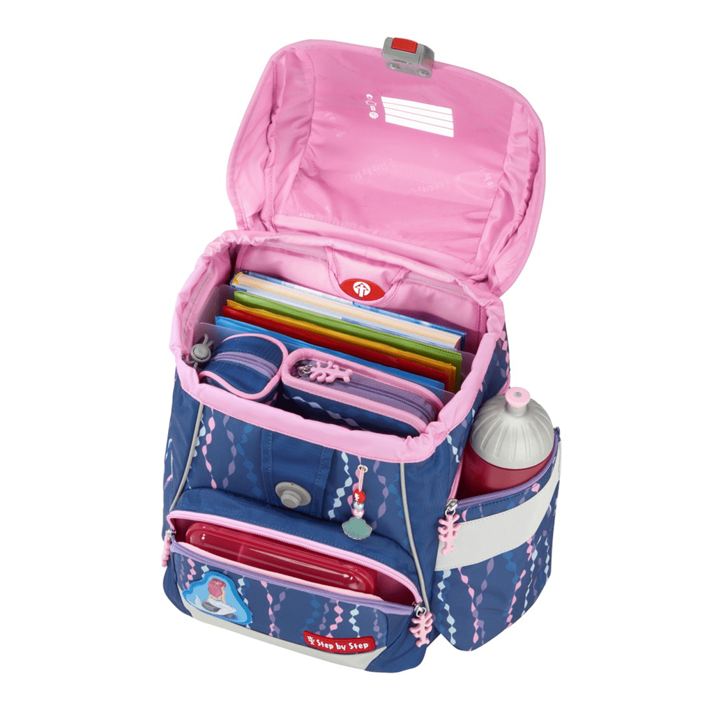 Školní aktovka/batoh 2IN1 PLUS pro prvňáčky – 6dílný set, Step by Step Mermaid Bella - Obrázek 5