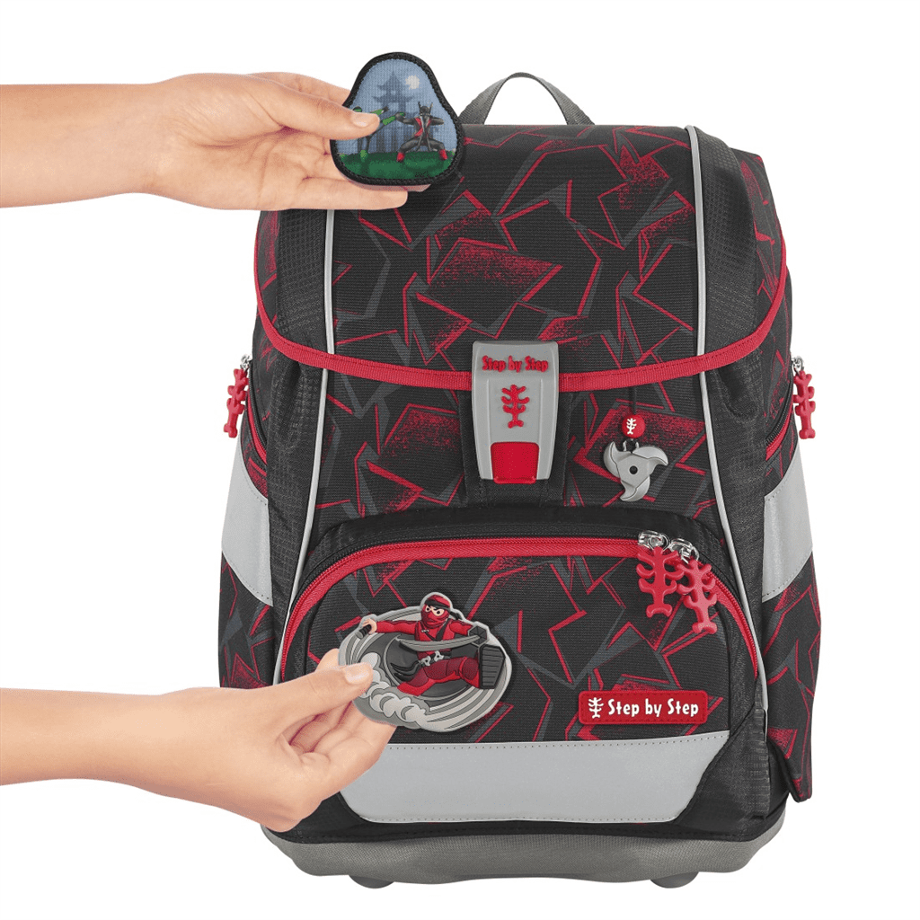 Školní aktovka/batoh 2IN1 PLUS pro prvňáčky – 6dílný set, Step by Step Ninja Yuma - Obrázek 8