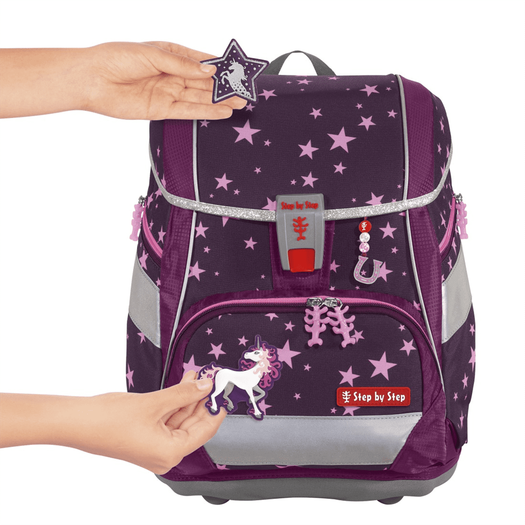 Školní aktovka/batoh pro prvňáčky 2V1 – 6dílný set, Step by Step Unicorn Nuala, certifikát AGR - Obrázek 10