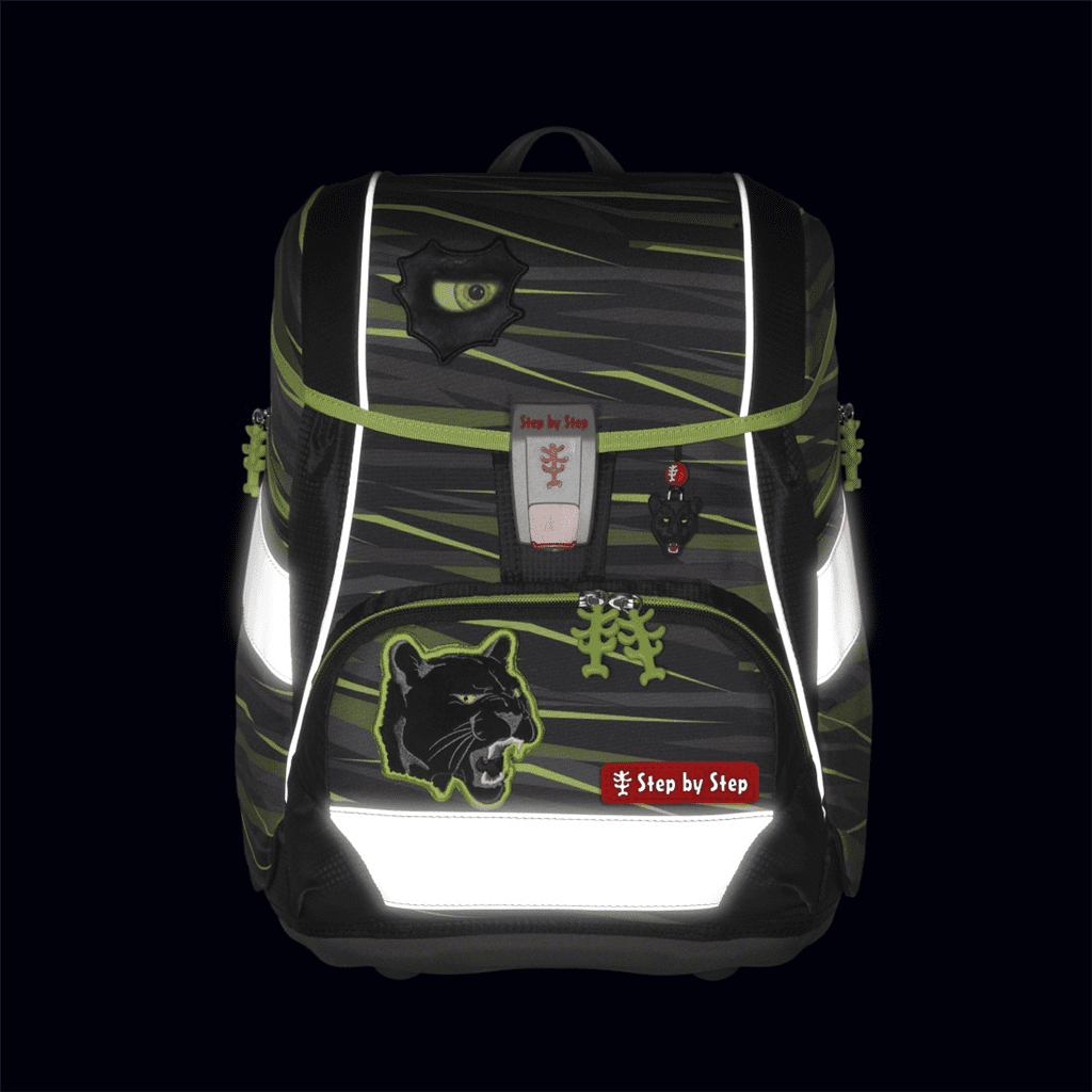 Školní aktovka/batoh 2IN1 PLUS pro prvňáčky – 6dílný set, Step by Step Wild CAT Chiko,certifikát AGR - Obrázek 7