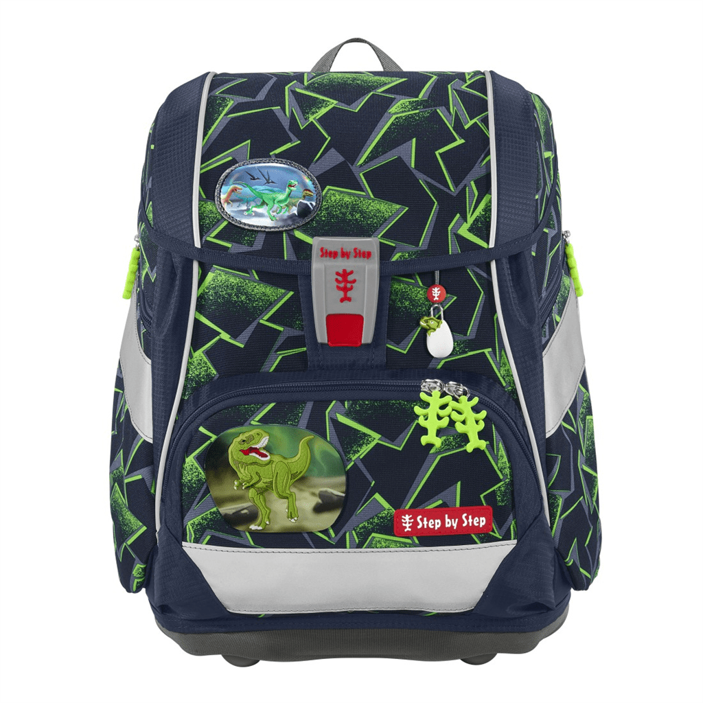 Školní aktovka/batoh pro prvňáčky 2V1 – 6dílný set, Step by Step Wild T-Rex Taro, certifikát AGR - Obrázek 2