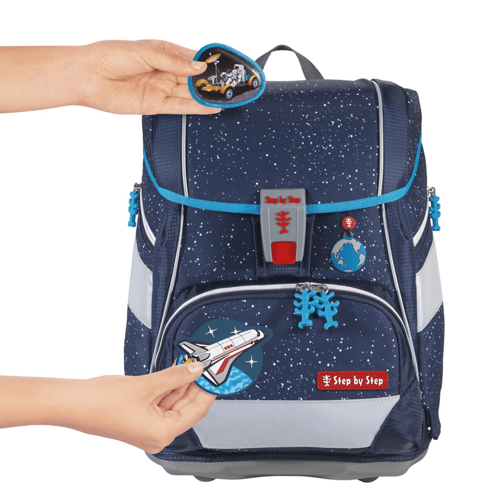 Školní aktovka/batoh 2IN1 PLUS pro prvňáčky – 6dílný set, Step by Step Sky Rocket Rico, certifikát AG - Obrázek 8