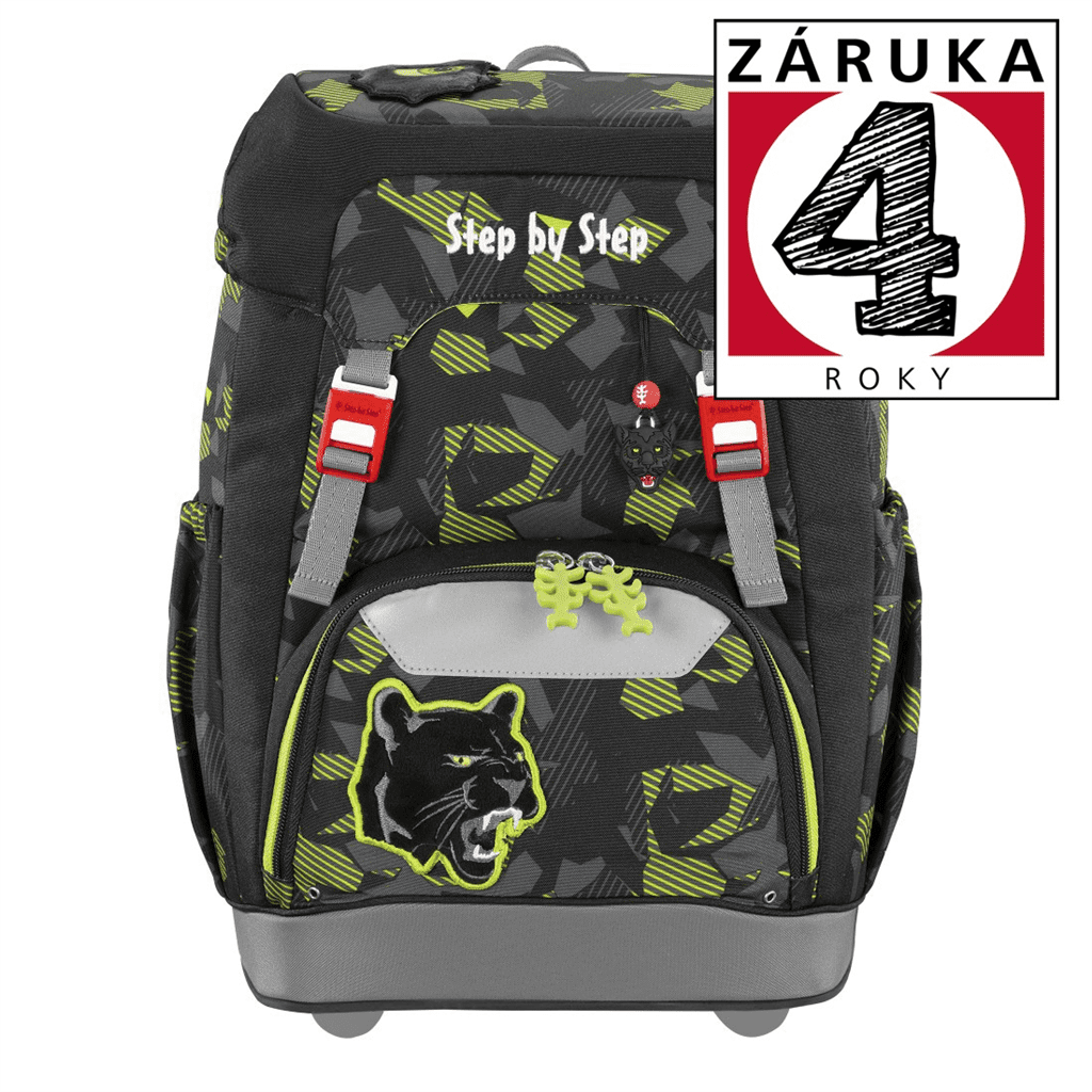 Školní batoh Step by Step GRADE Black Cat, AGR certifikát