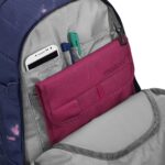 Vnitřní organizér v batohu MATE Arctic Midnight doplněný pouzdrem na tablet.