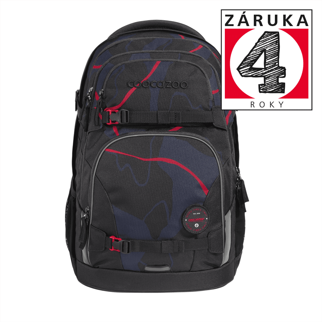 Školní batoh coocazoo PORTER, Lava Lines, certifikát AGR
