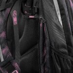 Rozepnutím zipu na batohu PORTER Pink Illusion získáte 5 litrů objemu navíc.