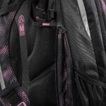 Rozepnutím zipu na batohu PORTER Pink Illusion získáte 5 litrů objemu navíc.