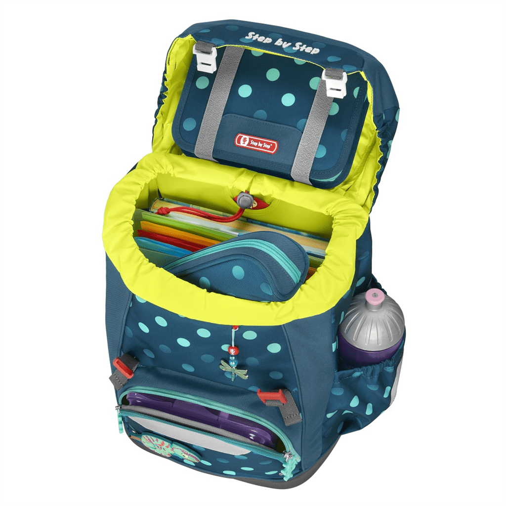 Školní batoh pro prvňáčky – 5dílný set, Step by Step GRADE Tropical Chameleon, AGR - Obrázek 6