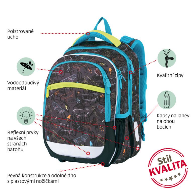 Stil Školní batoh Skate - Obrázek 10