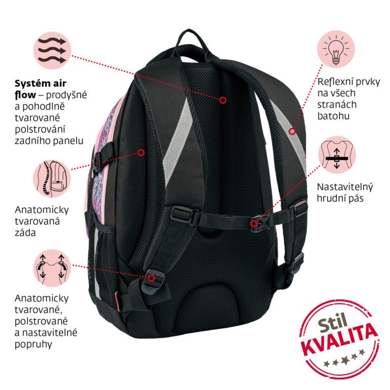 Stil Studentský batoh Alone - Obrázek 8