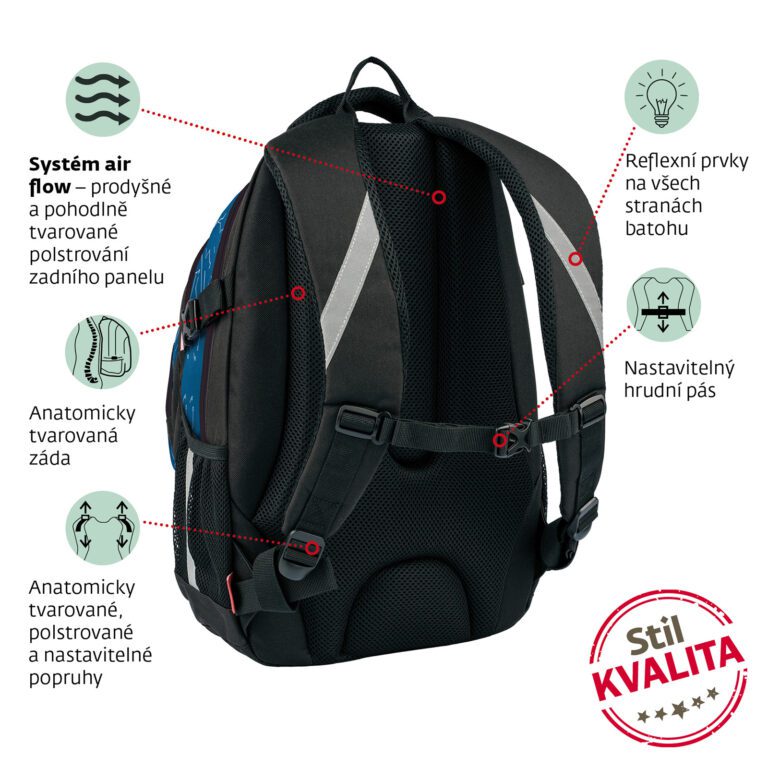 Stil Studentský batoh Connect - Obrázek 8