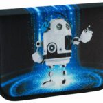 Školní penál jednopatrový Funny Robots