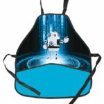 Zástěrka na výtvarnou výchovu Funny Robots