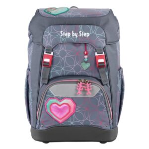 Školní batoh Step by Step GRADE, Glitter Heart Hazle, AGR certifikát
