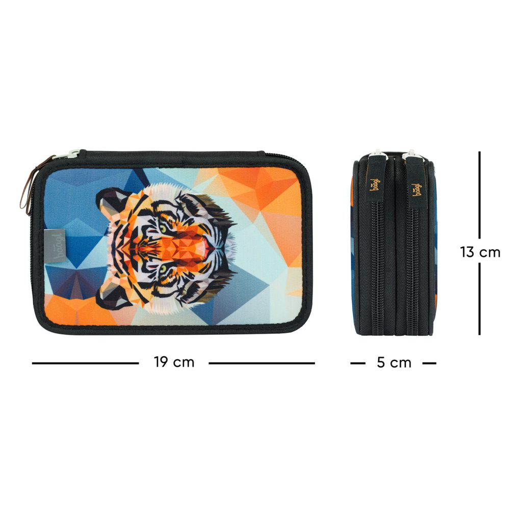 Školní set BAAGL Shelly Tiger: aktovka, penál, sáček - Obrázek 23