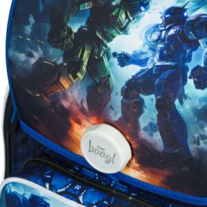Magnetické zapínání Fidlock na aktovce Ergo Roboti.