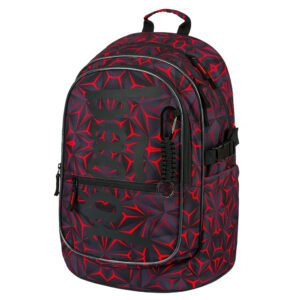 Batoh pro školáky BAAGL Core Red Polygon