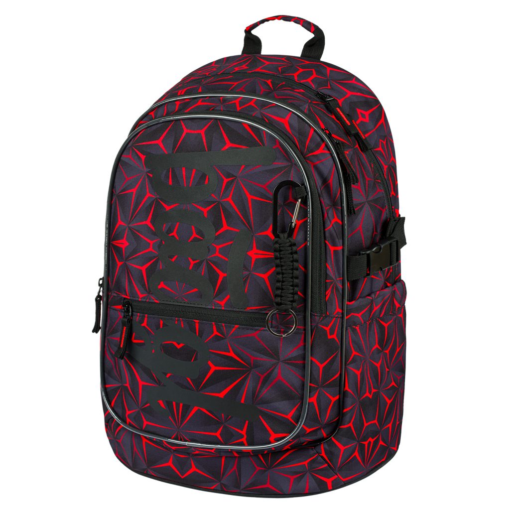 Batoh pro školáky BAAGL Core Red Polygon