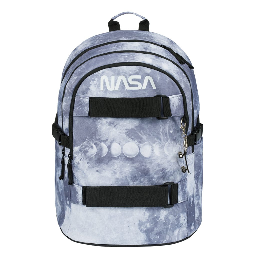 Školní set BAAGL Skate NASA Grey: batoh, penál, sáček - Obrázek 2