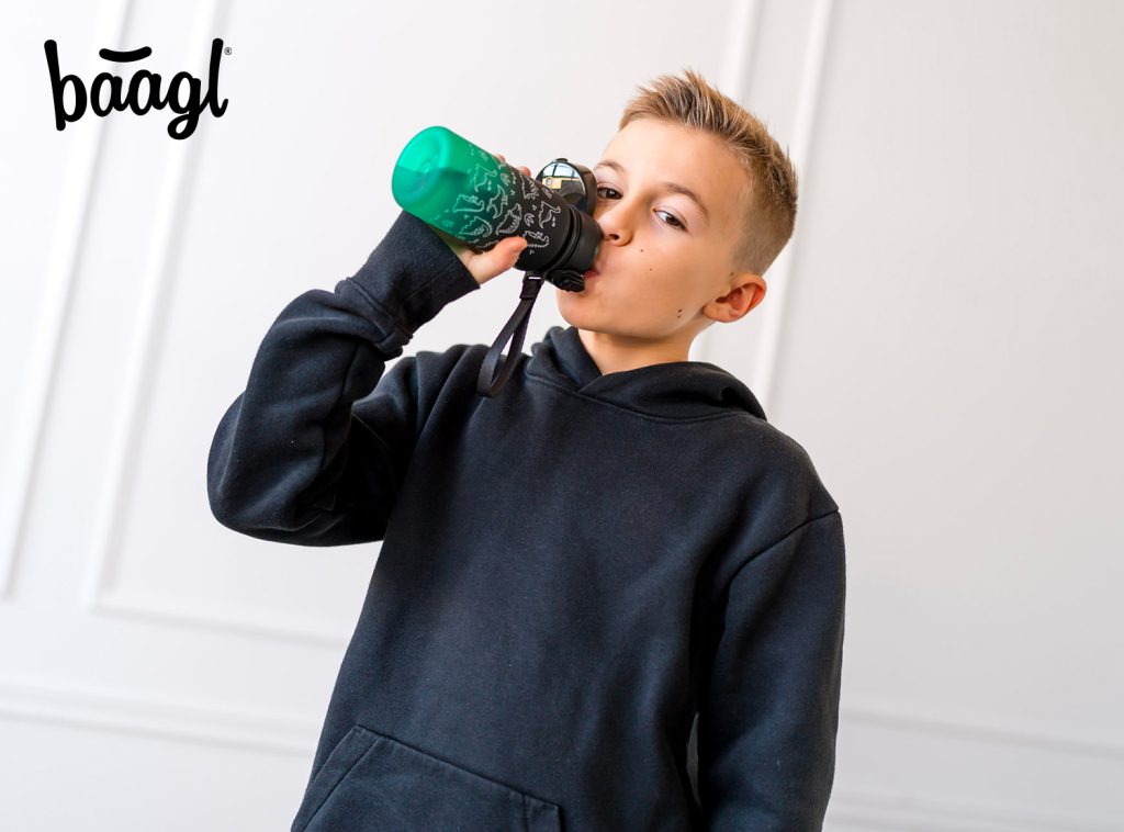BAAGL Tritanová láhev na pití Gradient Dino 350 ml - Obrázek 8