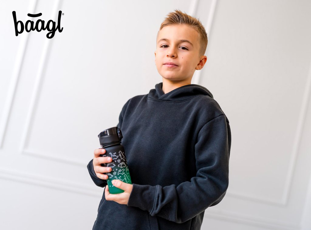 BAAGL Tritanová láhev na pití Gradient Dino 350 ml - Obrázek 9