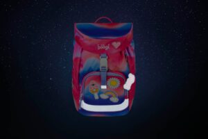 Reflexní prvky batohu pro prvňáčky Airy Hippie