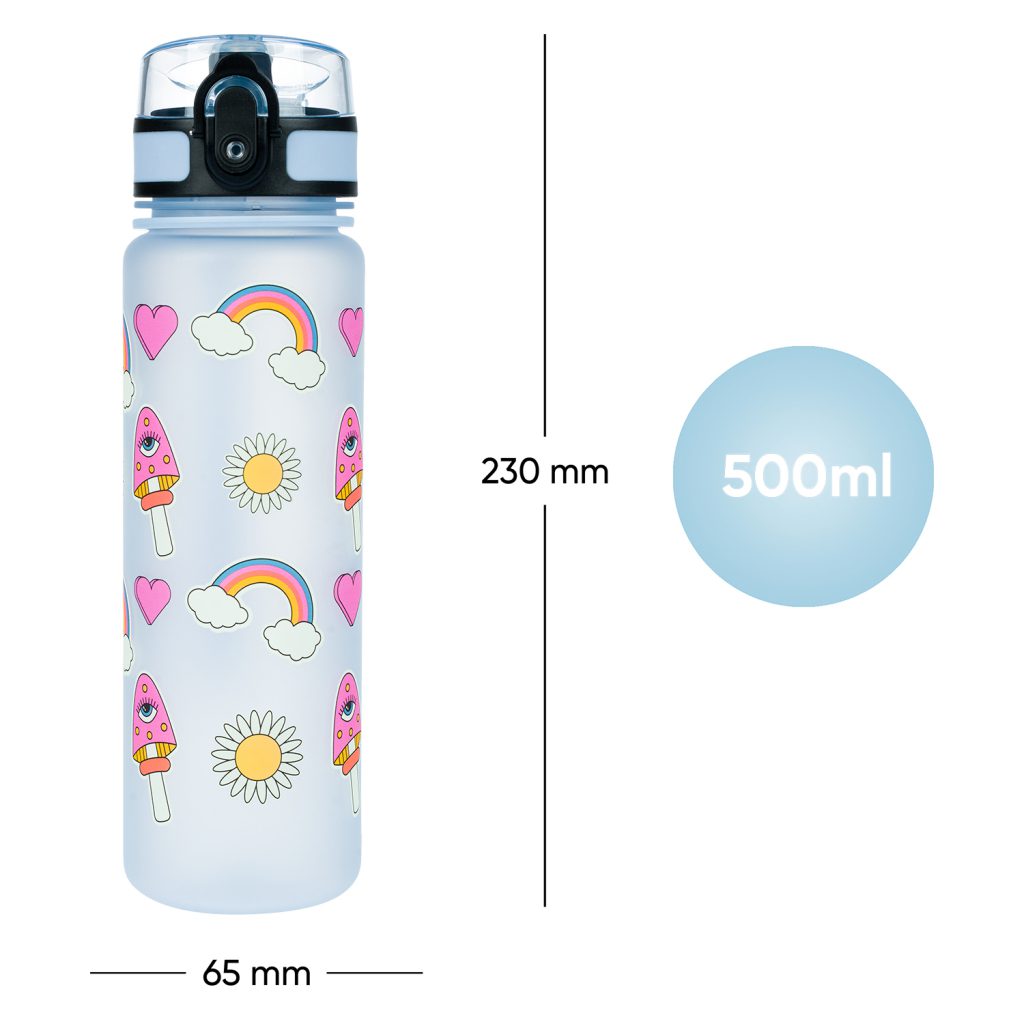 BAAGL Tritanová láhev na pití Hippie, 500 ml - Obrázek 7