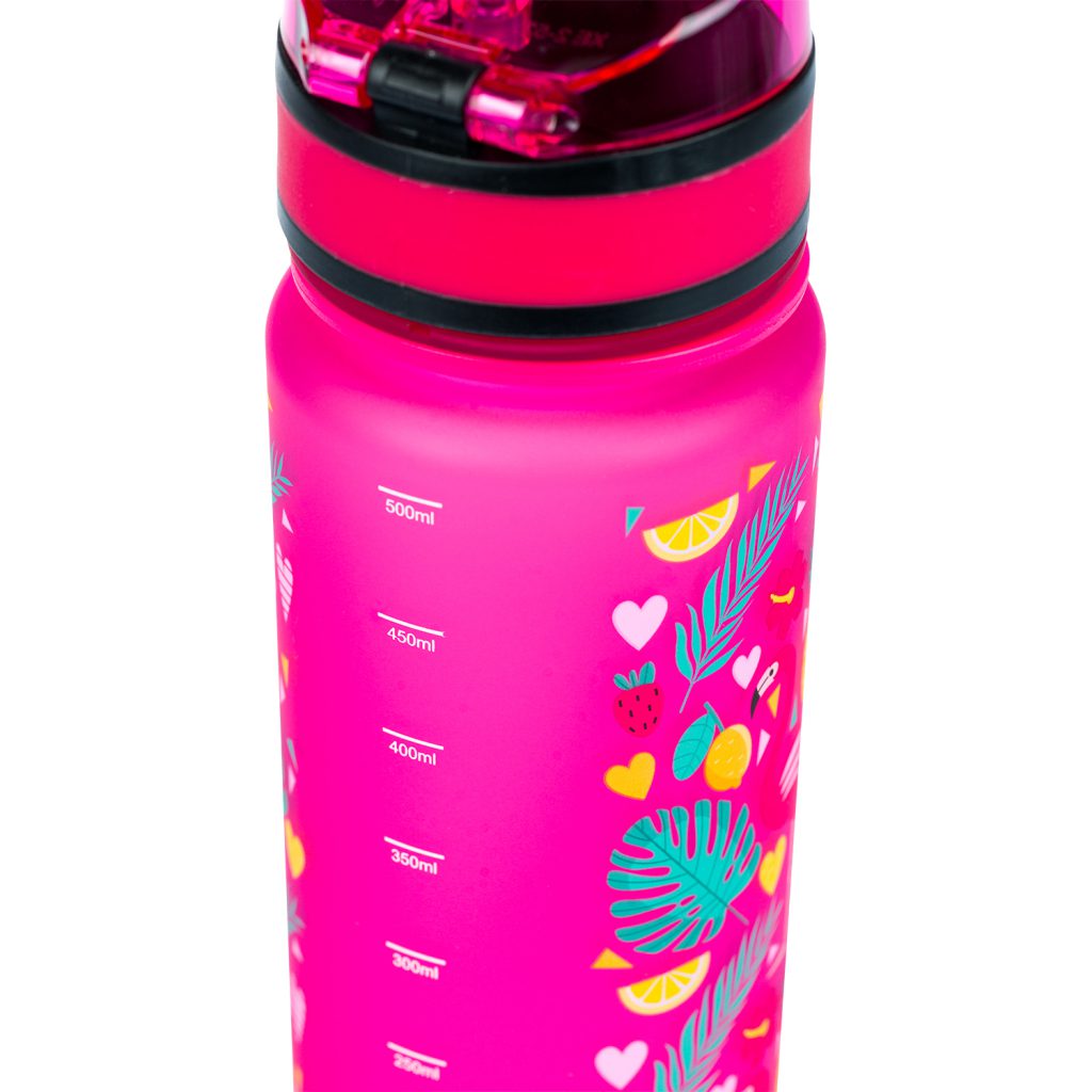 BAAGL Tritanová láhev na pití Plameňáci, 500 ml - Obrázek 3