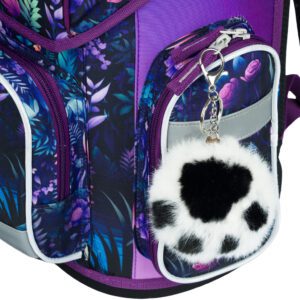 Plyšový přívěsek pandí tlapky na aktovce Baagl Ergo Panda.