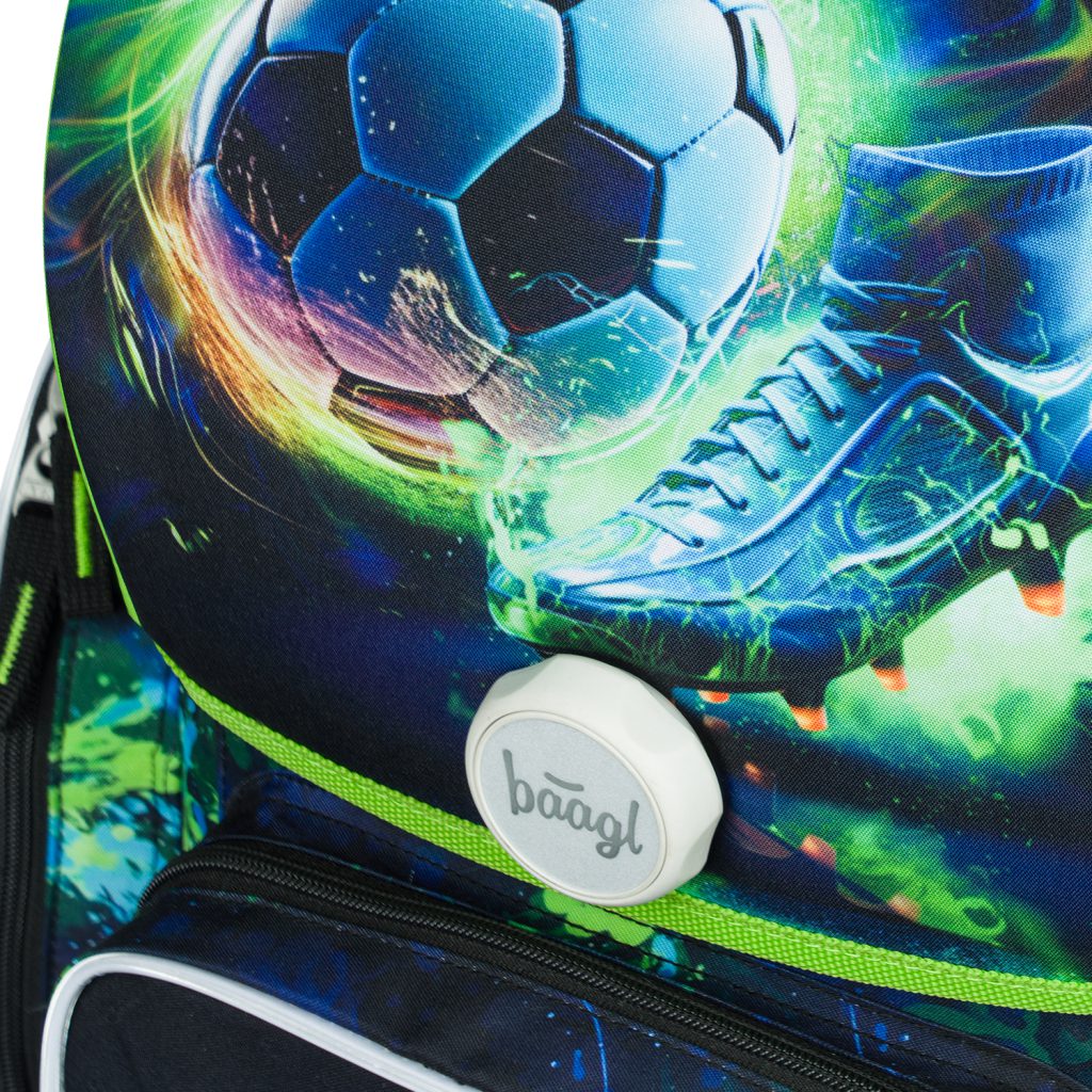Magnetické zapínání Fidlock na aktovce Ergo Fotbal Hráč.