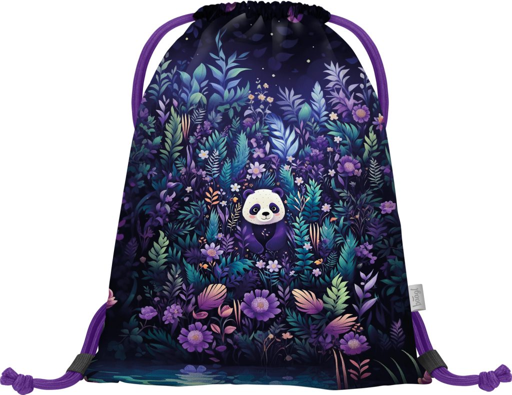 Školní set BAAGL Ergo Jungle Panda: aktovka, penál, sáček - Obrázek 11
