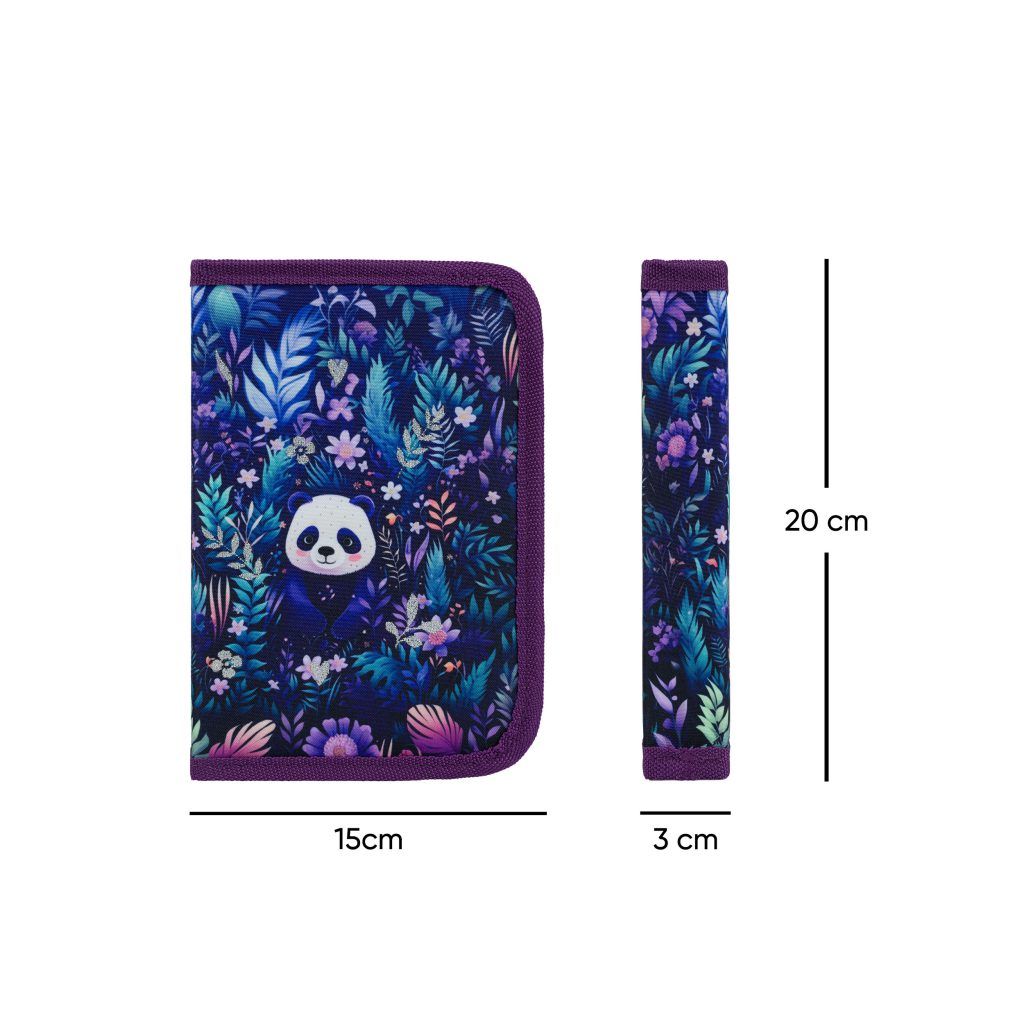 Školní set BAAGL Ergo Jungle Panda: aktovka, penál, sáček - Obrázek 16