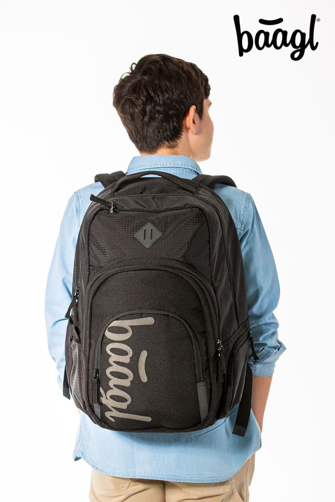 Školní set BAAGL Coolmate Black: batoh, penál, sáček - Obrázek 10