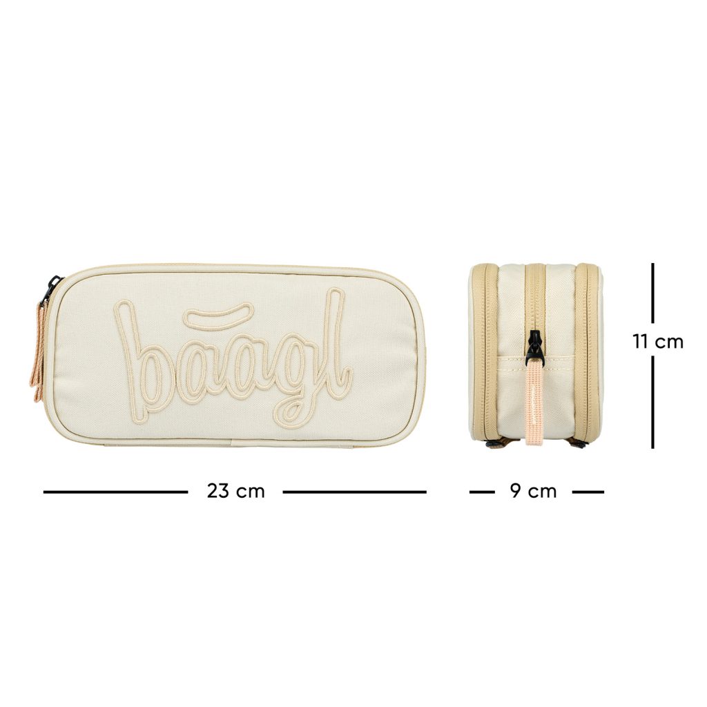 Školní set BAAGL Coolmate Beige: batoh, penál, sáček - Obrázek 13