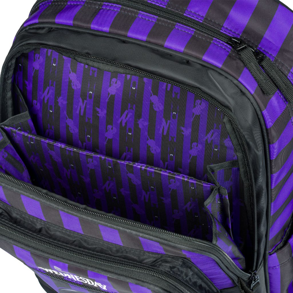 Členění prostřední kapsy batohu Cubic Wednesday.