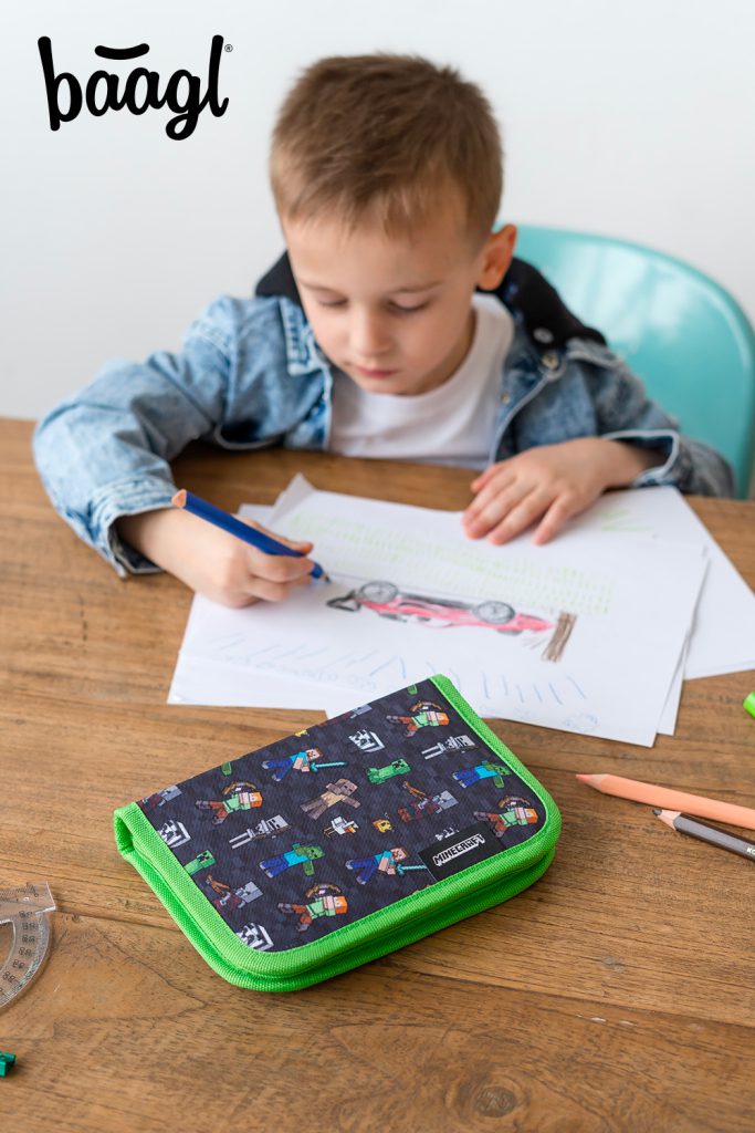 Školní set BAAGL Airy Minecraft: batoh, penál, sáček - Obrázek 16