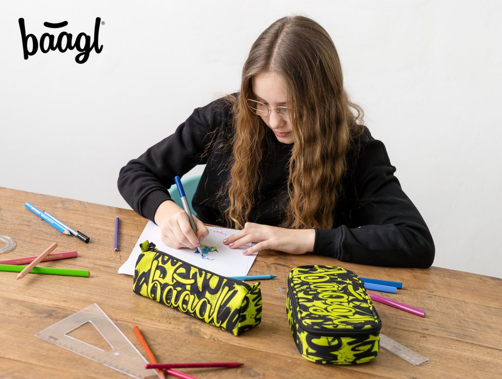 BAAGL Studentské pouzdro Lime - Obrázek 6