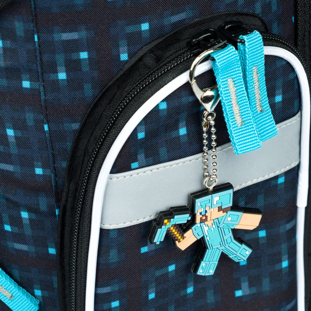 BAAGL Školní aktovka Ergo Minecraft Blue Axe - Obrázek 7