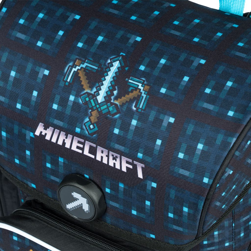 BAAGL Školní aktovka Ergo Minecraft Blue Axe - Obrázek 8