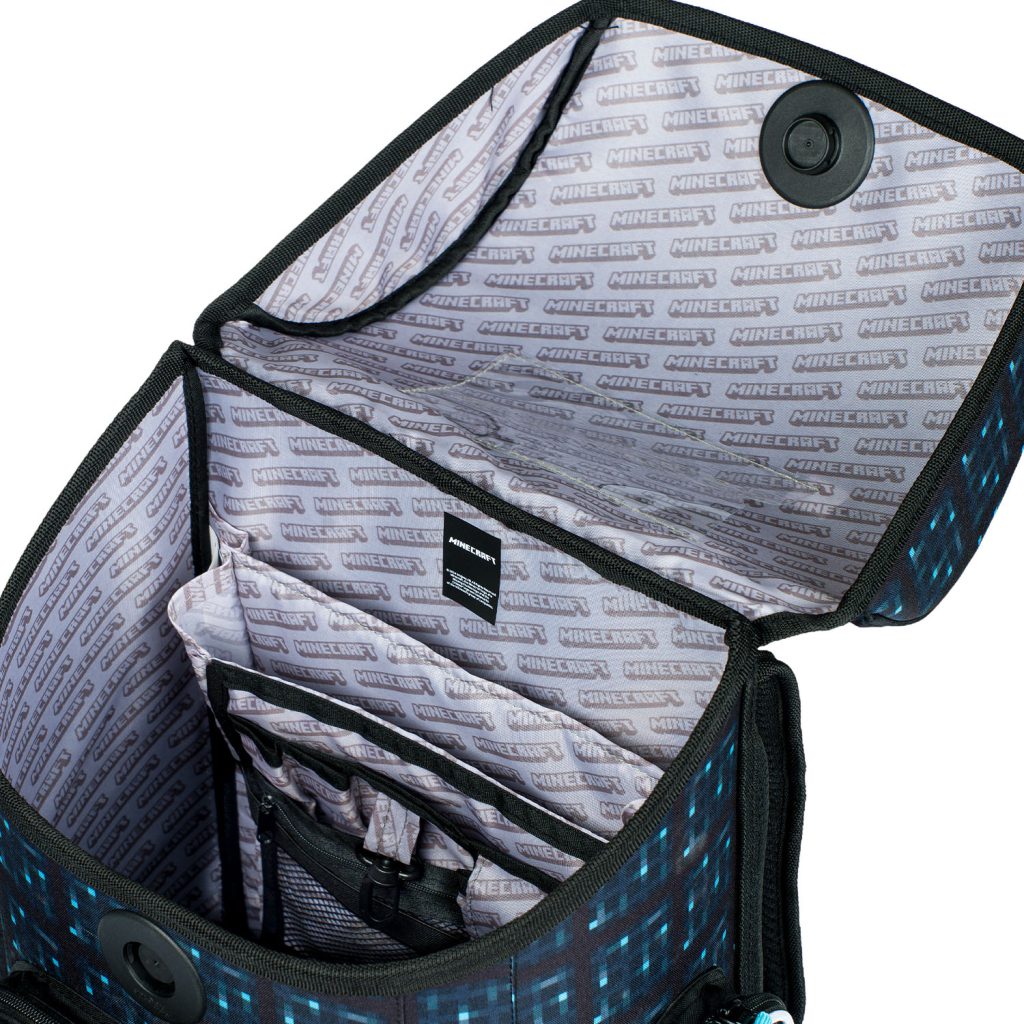 BAAGL Školní aktovka Ergo Minecraft Blue Axe - Obrázek 9
