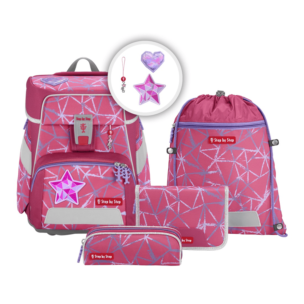Školní aktovka SPACE pro prvňáčky - 5-dílný set, Step by Step Star Stella, certifikát AGR - Obrázek 2