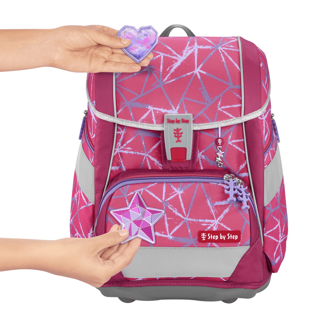Školní aktovka/batoh Step by Step 2IN1 PLUS pro prvňáčky – 6dílný set, STAR STELLA - Obrázek 8