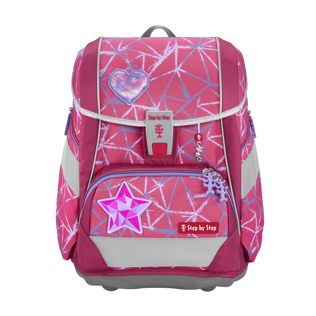 Školní aktovka/batoh 2IN1 PLUS pro prvňáčky – 6dílný set, Step by Step Star Stella
