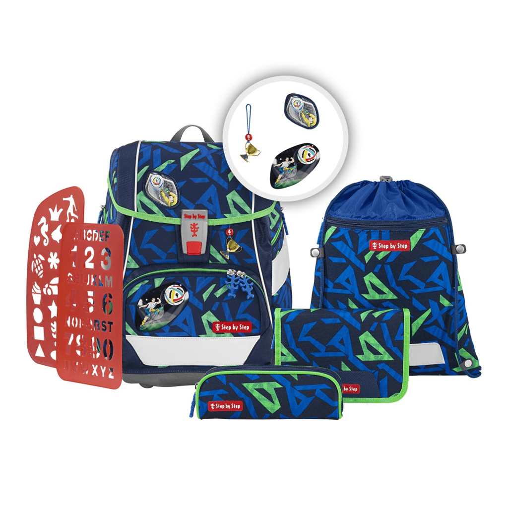 Školní aktovka/batoh Step by Step 2IN1 PLUS pro prvňáčky – 6dílný set, Soccer Ben - Obrázek 2