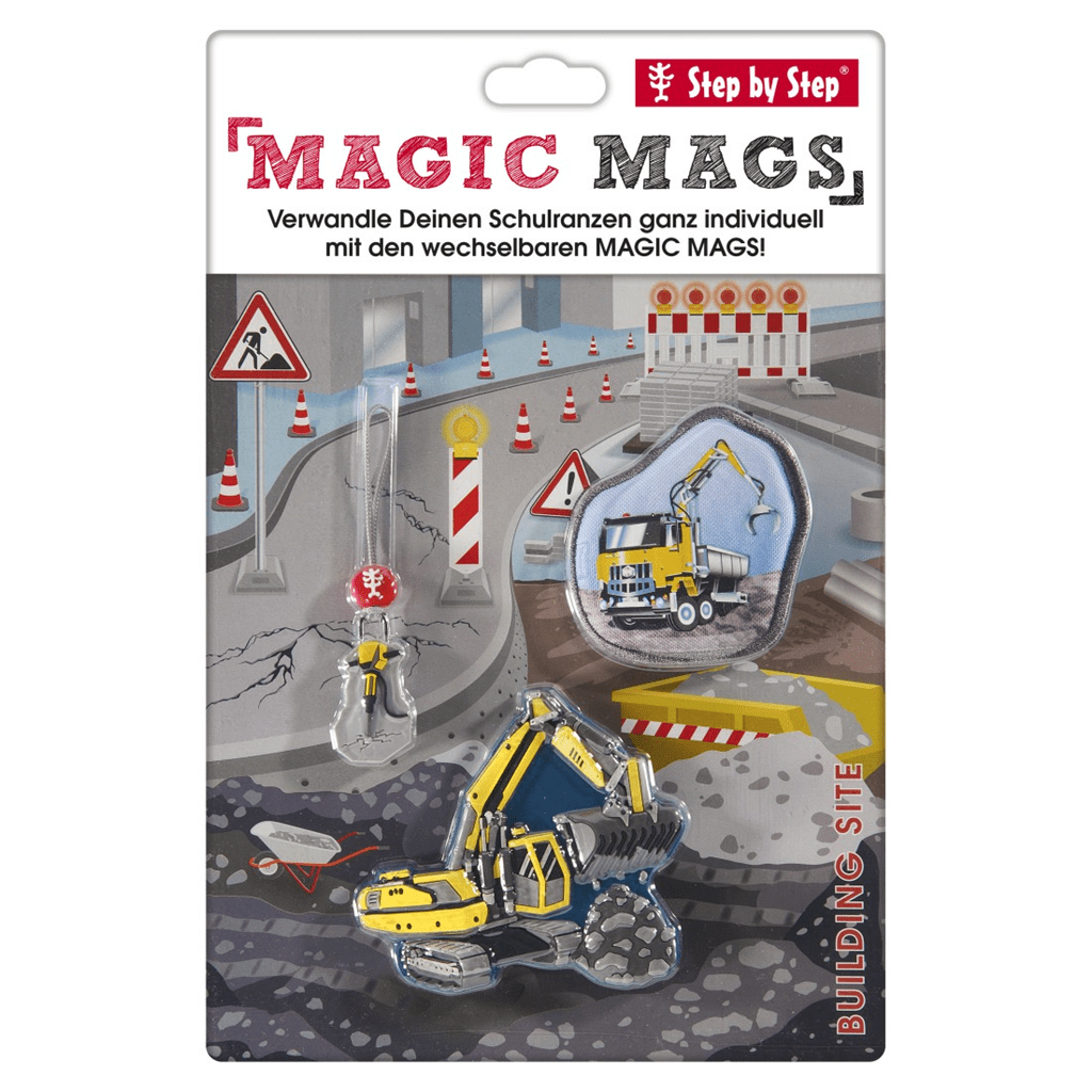 Doplňková sada obrázků MAGIC MAGS Bagr k aktovkám GRADE, SPACE, CLOUD, 2v1 a KID - Obrázek 6