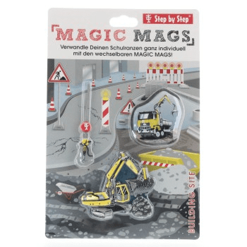 Doplňková sada obrázků MAGIC MAGS Bagr k aktovkám GRADE, SPACE, CLOUD, 2v1 a KID - Obrázek 8