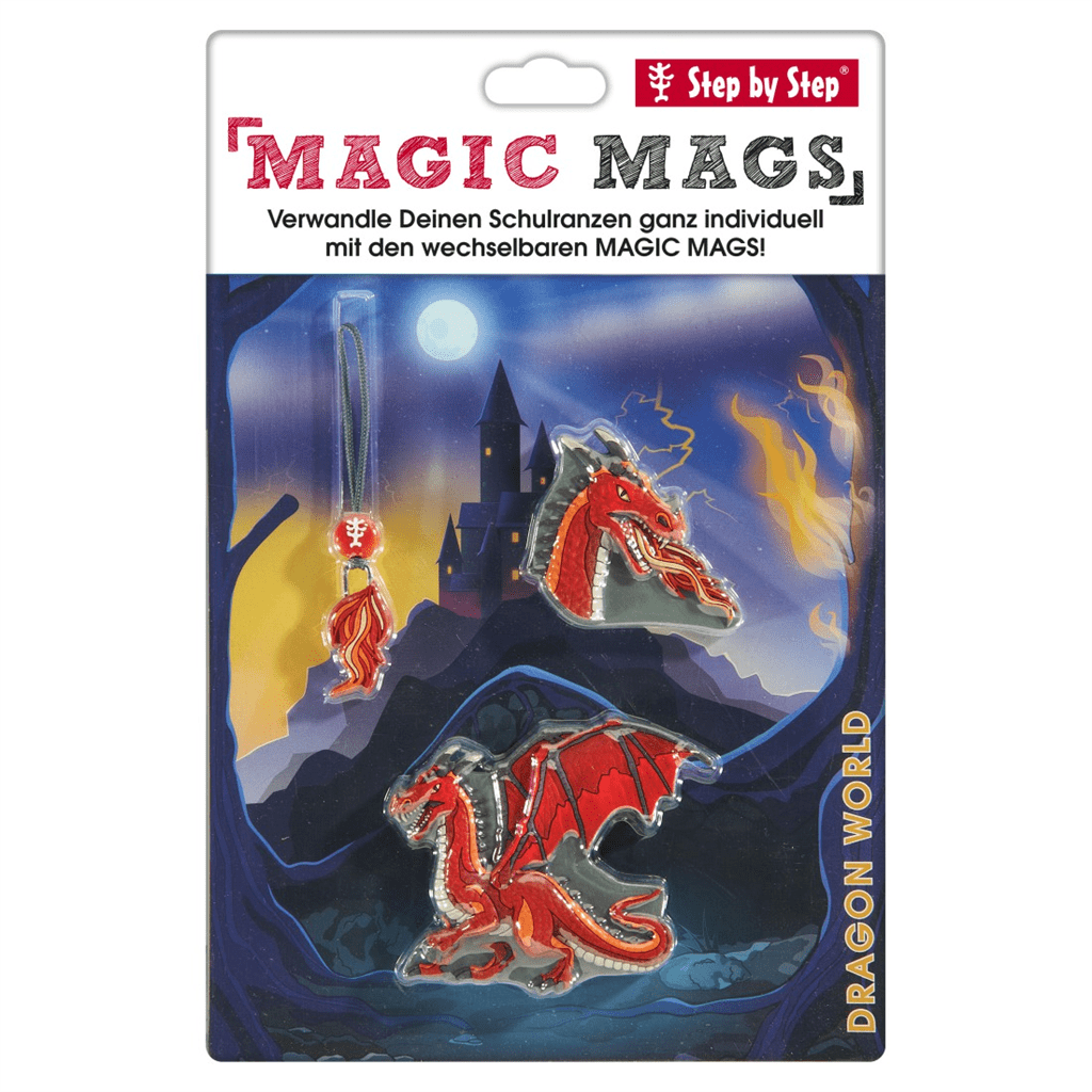 Doplňková sada obrázků MAGIC MAGS Drak Drako k aktovkám GRADE, SPACE, CLOUD, 2v1 a KID - Obrázek 6
